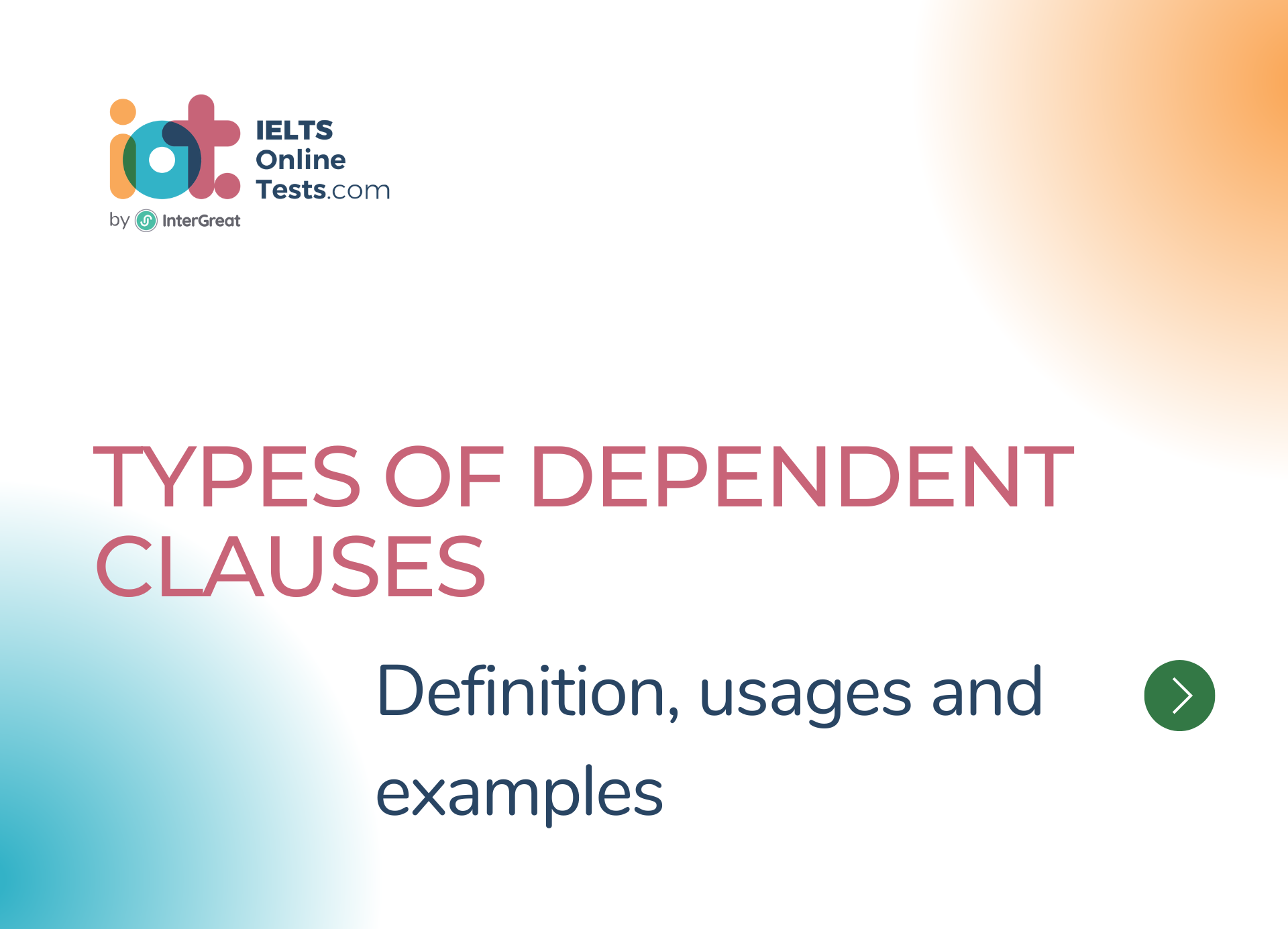 types-of-dependent-clauses